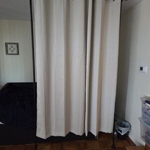 Sophisticated Cream Privacy Curtain